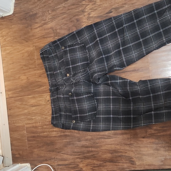 Black & white plaid pants - Picture 4 of 4